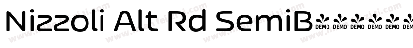 Nizzoli Alt Rd SemiB字体转换